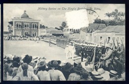 Cpa Amérique Antilles St Kitts -- Military Review On The King's Birthday -- Saint Christophe Et Niévès    LIOB91 - Saint-Christophe-et-Niévès