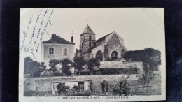 CPA , D91 Bretigny Sur Orge Eglise St Pierre - Bretigny Sur Orge