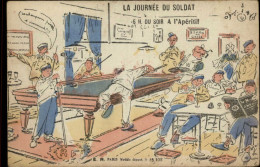 BILLARD - La Journée Du Soldat - Militaria - Carte Humoristique - Autres & Non Classés