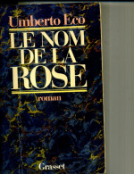 UMBERTO ECO  LE NOM DE LA ROSE 1981 495PAGES  GRASSET - Action