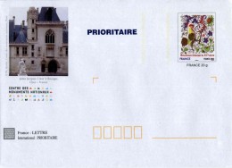 PAP TSC Avec Timbre "Enluminure Française Du XVe Siècle" Et Illust; "Palais Jacques Coeur à Bourges (18)" - PAP: TSC Und Halboffizielle Aufdrucke