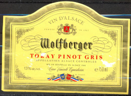 511 - Tokay Pinot Gris - Wolfberger - Vin D'Alsace A.O.C. - Cave Vinicole Eguisheim - Blancs