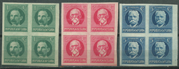 CUBA  Scott# 280/282 ** * MNH & MLH Block Of 4 Ordinary Mail Imperfored - Nuovi