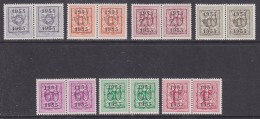 Belgie 1947 Voorafgestempeld / Preo 47 (1954-1955) 7w  Paar ** Mnh (30196B) - Typo Precancels 1936-51 (Small Seal Of The State)