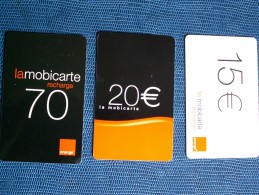 .""  LOT  DE  3  MOBICARTES  / .  2003 Et  2005    "" - Telecom Operators