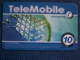 ."" CARTE  TELEMOBILE  //  Non Gratée     "" - BT Kaarten Voor Hele Wereld (Vooraf Betaald)