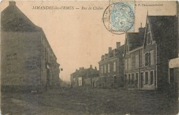 71 SIMANDRE LES ORMES - Rue De Chalon - Autres & Non Classés