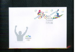 Slowenien / Slovenia 2016 Olympic Games RIO FDC - Zomer 2016: Rio De Janeiro