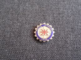 NAVY SHIP TOKYO HARUMI 1965 JAPANESE JAPAN BADGE OLD VINTAGE RARE ANTIQUE PIN - Navy