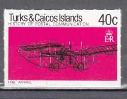 Turks- & Caicos Islands: 1979 Mi Nr 452:  Rowland Hill , First Airmail Post. , Zelfklevend Postfris - Turks E Caicos