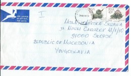 South Africa AirMail Letter Via Macedonia.nice Stamps Motive : Plants,Cactusses,Cactus. - Briefe U. Dokumente