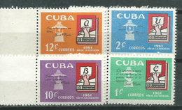 CUBA  Scott# 682/685 ** MNH  Set  Education Year - Unused Stamps