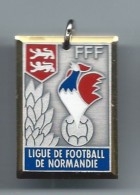 Médaille/ Foot-Ball/FFF/ Ligue De Football De Normandie /Coupe Normandie Junior/Finaliste// 1987-88          SPO100 - Andere & Zonder Classificatie