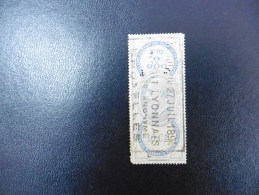 Belgique : :timbre Fiscal Ou Taxe  Perforé   C.L  Oblitéré  En 1894 - 1863-09