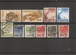 Japon ( Lot De Timbres Divers Différents De PA Oblitérés) - Poste Aérienne