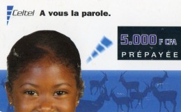 RECHARGE GSM/SIM CONGO  5.000 F CFA Celtel - Kongo
