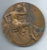 Médaille De Table /Syndicat Général De La Construction Electrique /Etienne MENARD/Bronze/ 1962  MED63 - Professionnels / De Société