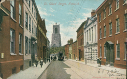 GB NORWICH / Saint Giles' Street / COLORED CARD - Norwich