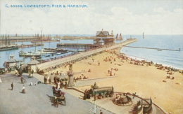 GB LOWESTOFT / Pier And Harbour / COLORED CARD - Lowestoft