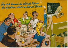 Bowling - Comics - Players And Womens - German Edition - Unused - It Was Stuck On Paper - Boliche
