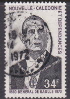 New Caledonia SG 493 1971 Death Anniversary Of General De Gaulle Used - Gebraucht