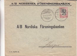 Finlande - Lettre De 1923 ° - Oblitération Jyvaskyla - Expédié Vers Kuopio - Briefe U. Dokumente