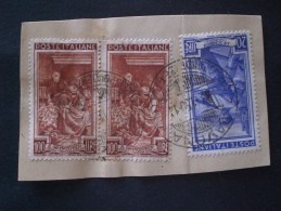 STAMPS ITALIA ITALIA AL LAVORO 100+100+50 - Altri & Non Classificati