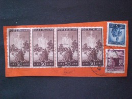 STAMPS ITALIA DEMOCRATICA 50+50+50+50+20+5L - Andere & Zonder Classificatie