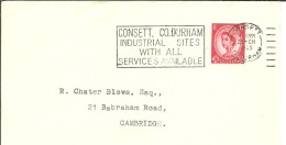 POSTMARKET CONSETT CO.DURHAM 1965 - Postmark Collection