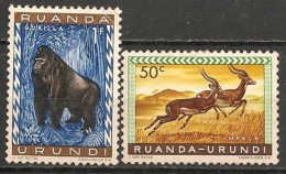 Timbres - Afrique - Ruanda-Urundi - Lot De 2 Timbres - - Nuevos