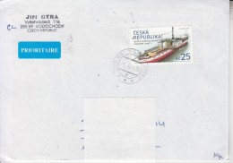 CZECH REPUBLIC : SHIP On Circulated Cover To ROMANIA - Envoi Enregistre! Registered Shipping! - Usati