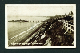 ENGLAND  -  Bournemouth  East Cliff And Pier  Used Vintage Postcard - Bournemouth (avant 1972)