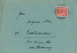 LETTERA  DA  BERLIN   PER FRIEDRICHSTHAL       (VIAGGIATA) - Lettres & Documents