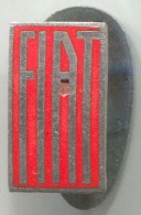 FIAT - Car Auto, Automobile, Enamel, Vintage Pin Badge, Button Hole - Fiat