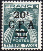 Réunion N° Taxe 43 ** Gerbes De Blé - Postage Due