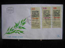 T-n°14 / Lot De 4 Enveloppes, Jerusalem De 1962  /  Israel First Day Cover  Jerusalem    -    Lot D´envloppes Oblitérées - Colecciones & Series