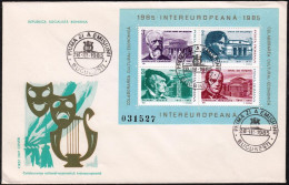 Romania 1985, FDC Cover "InterEuropa" W./special Postmark "Budapest", Ref.bbzg - FDC