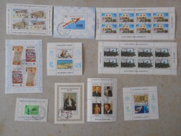 0285 Zypern, Cypern Türk. Bl 1,2,3,4,5,6,7,8; KB 197-98 Canc Lot - Usados