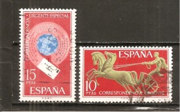 España/Spain-(usado) - Edifil  2041-42 - Yvert  Urgente 36-37 (o) - Espresso