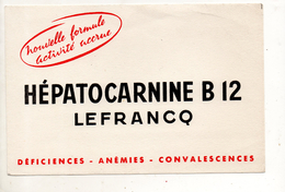 BUVARD HEPATOCARNINE - Produits Pharmaceutiques