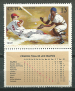 CUBA  Scott# 1432 ** MNH  Set  Baseball With Label - Ongebruikt