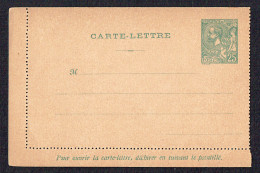 Albert 1er   Carte-lettre  25 C. Vert Sur Rose  Neuve  Maury 9 - Entiers Postaux