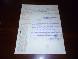 LC160 FF4 Courrier 1912 Verreries Saint Laurent à Manage - 1900 – 1949