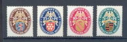 DR-Weimar 398/401 SATZ * MH 70EUR (70684 - Unused Stamps