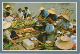 Ethnic Thailand Siam Bangpa-in Ayudthya Floating Market Types Costumes - Unused,perfect Shape - Asia