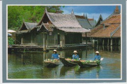 Ethnic Thailand Siam Khlong Of Country Side Floating Market Types Costumes - Unused,perfect Shape - Asien