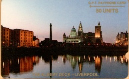 United Kingdom - GPT , Albert Dock - Liverpool, Trial Card (Deep Notch), 50U, No Control, Used - Emissions Entreprises