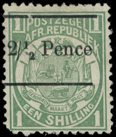 *        146b (198a) 1893 2½d On 1' Green Coat Of Arms^ Surcharged In Black, ERROR - "2/1 2" For "2½"... - Transvaal (1870-1909)