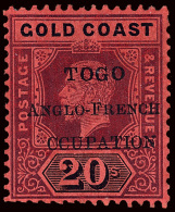 *        76 Var Footnoted (H46f) 1915 20' Purple And Black On Red K George V Stamp Of Gold Coast^, Local Overprint... - Andere & Zonder Classificatie
