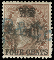 O        1-9 (1-9) 1867 1½¢ On ½a-32¢ On 2a Q Victoria Stamp Of India^ Surcharged SG Type 1... - Straits Settlements